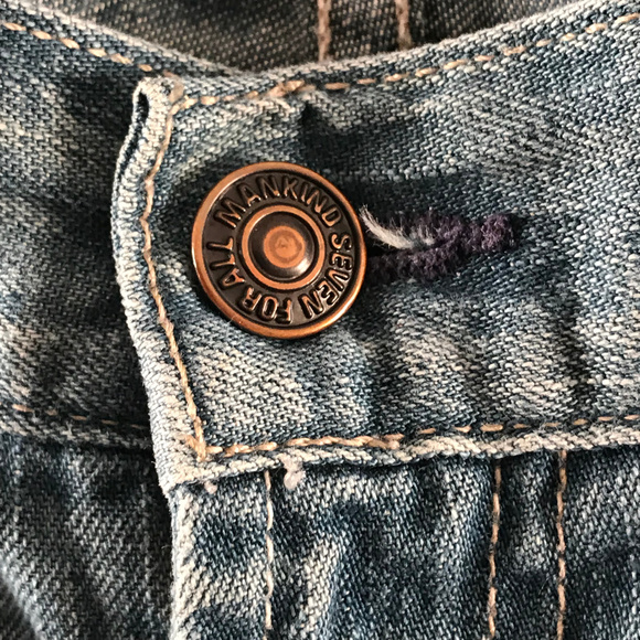 7 For All Mankind Bootcut Medium Wash Jeans sz 27 - Picture 5 of 7